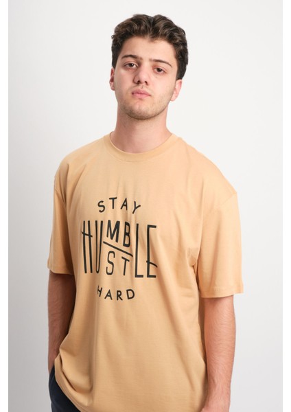 100% Pamuk Baskılı Oversize Geniş Kalıp Tişört