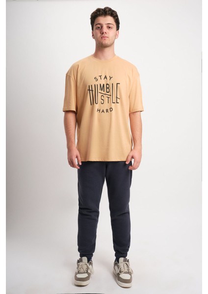 100% Pamuk Baskılı Oversize Geniş Kalıp Tişört modelleri