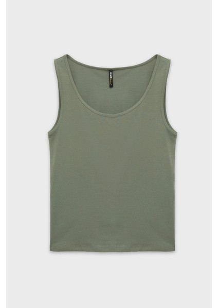 Slim Fit U Yaka Basic Atlet fırsatları