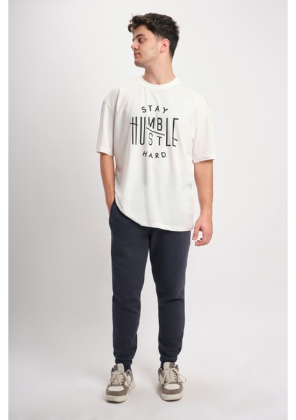 100% Pamuk Baskılı Oversize Geniş Kalıp Tişört
