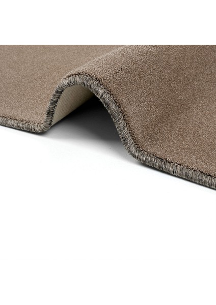 Monet Vizon Kahverengi Düz Renk Halı Modern Şık Parlak Görünüm Sık Dokuma Ofis Ev Oda Salon Halısı