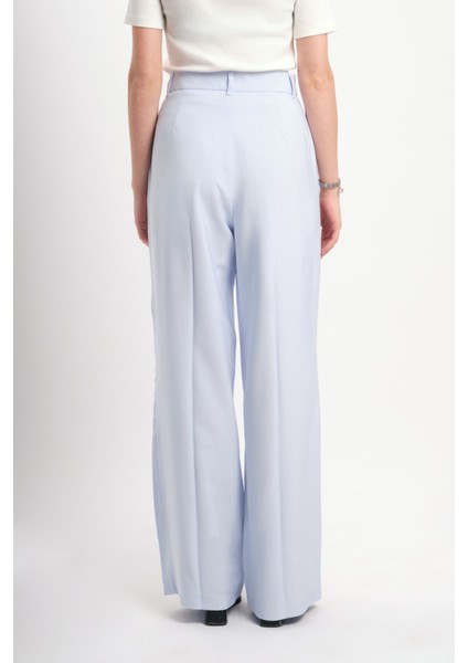 Wide Leg Yüksek Bel Palazzo Geniş Paça Pantolon modelleri