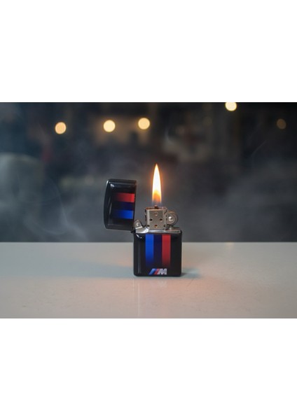 Zippo Tarzı Benzinli Çakmak Mercedes Series