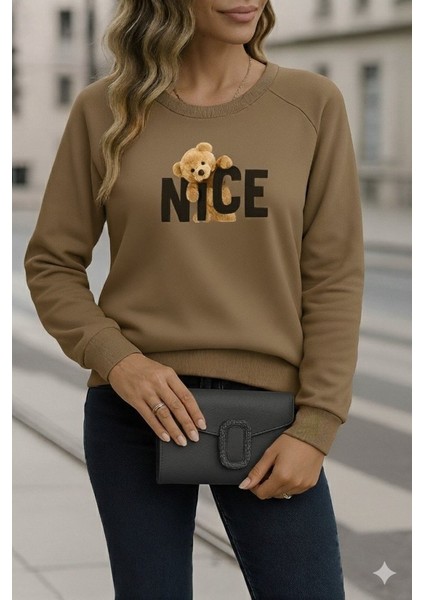 Cottonlab Kadın Uzun Kollu Bisiklet Yaka Viskon Iki Iplik Bluz modelleri