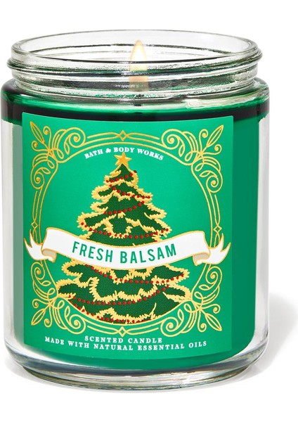 Fresh Balsam Küçük Boy Mum 198 G