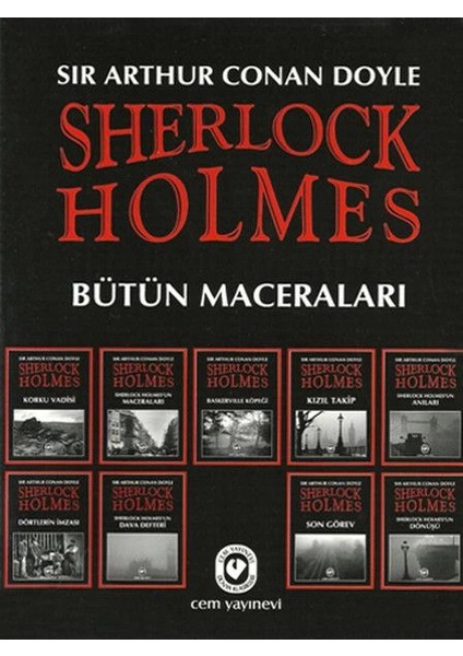 Sherlock Holmes Bütün Maceraları (9 Kitap Takım)