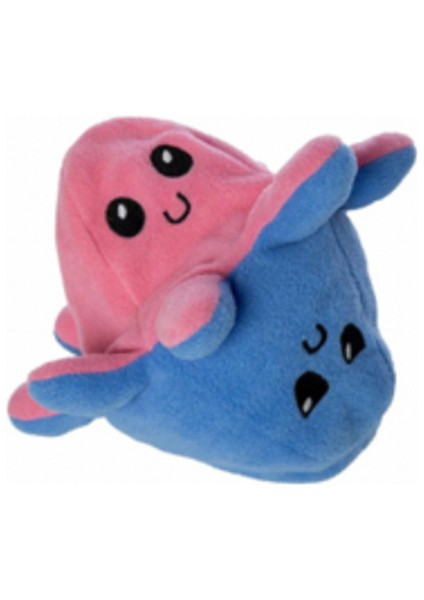 Mod Değiştiren Çift Yüzlü Pembe Mavi Peluş Ahtapot Yastık & Oyuncak fiyatları