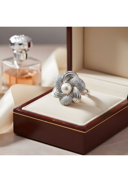 Gerçek Incili 925 Ayar Gümüş Yüzük fiyatları