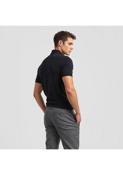 Slim Fit Pamuklu Basic Kısa Kol Polo Yaka modelleri