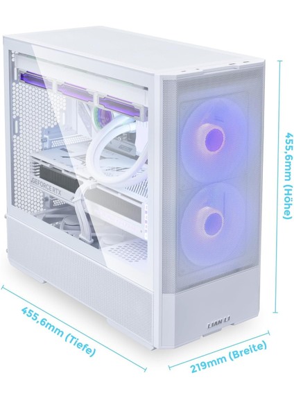 Lıan Lı Lancool 207 4x Fan Mıd-Tower Beyaz Atx Kasa G99.LAN207RW.00 fiyatları