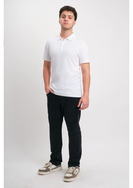 Slim Fit Pamuklu Basic Kısa Kol Polo Yaka modelleri