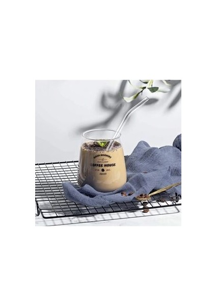 Şeffaf 6'lı Eğimli Cam Pipet, 20 cm 9 mm Sağlıklı El Yapımı indirimleri