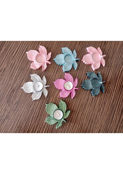 Yaprak Şeklinde Dekoratif Mumluk fiyatları