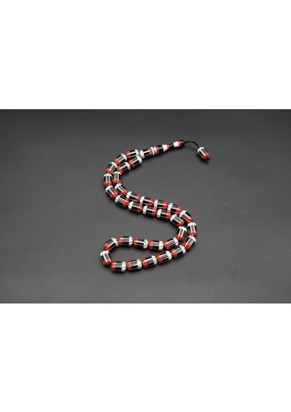 Siyah İnci Oltutaşı 8'li Yarma Oltu Taşı Tesbih SK000160 fiyatları