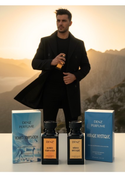 Mirage Mystique ve Romeo Temptation 2li Set %40 Esans Ekstrait Dikkat Çekici Kalıcı Parfüm fiyatları
