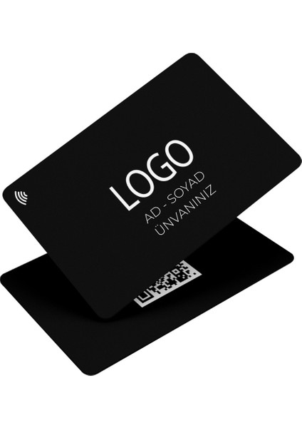 Nfc ve Qr Kod Özellikli Temassız Dijital Kartvizit Kişiselleştirilebilir