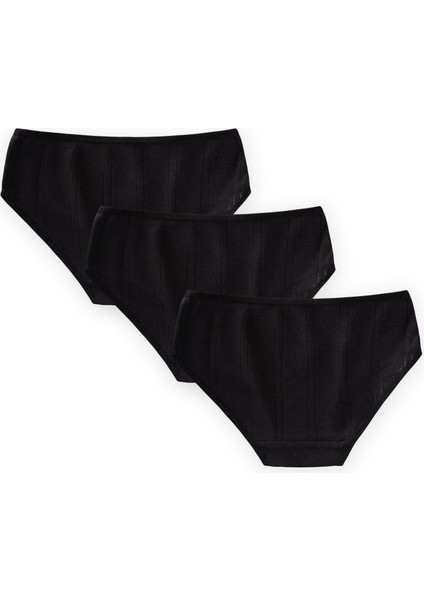 Üçlü Kız Külot Set 2-9 Yaş Siyah fiyatları