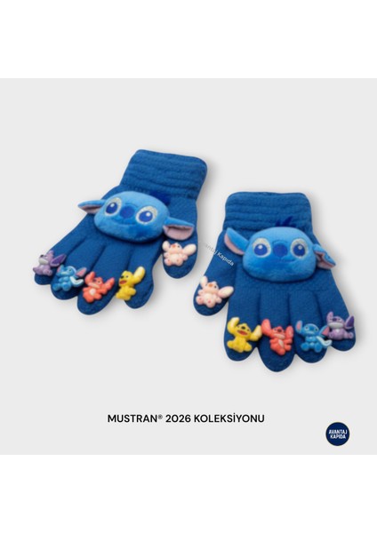 Çocuk Karakter Figürlü Peluş Triko Eldiven | 4-12 Yaş Esnek Kumaşlı Sıcak Tutucu Kışlık modelleri