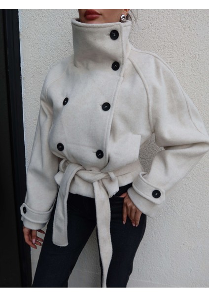 Dik Yaka Kısa Kaşe Kaban modelleri