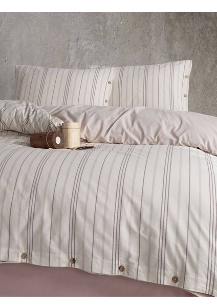 Natural Çizgili Nevresim Takımı fiyatları