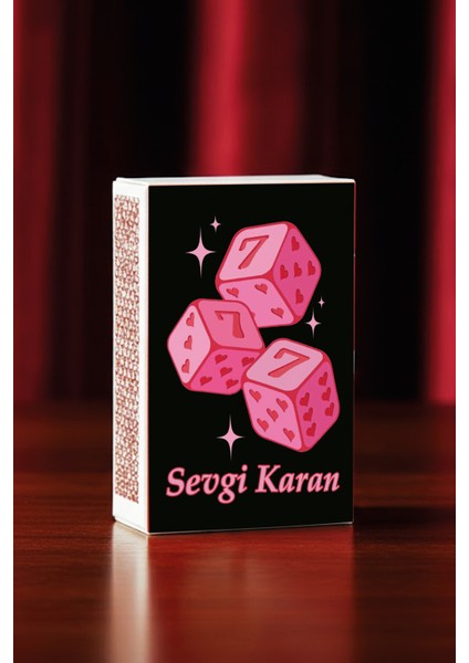 Kişiye Özel Isimli 777 Baskılı Hediyelik Tasarım Kibrit fiyatları