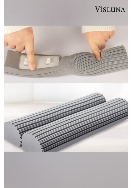 ( 3 Adet ) Kendinden Sıkmalı Kelebek Mop Uyumlu Yumuşak Yedek Sünger