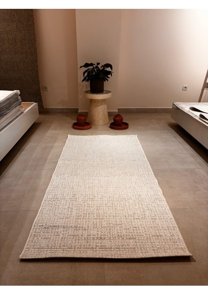 Fendy Kaymaz Taban Antre Hol Mutfak Balkon Bahçe ve Diğer Yaşam Alanları Için Jüt Sisal Halı