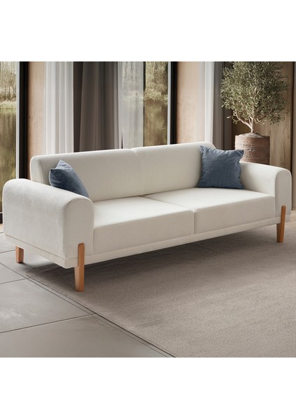 Mocha Plus Sırt Mekanizmalı Koltuk Takımı 3+3+1 Mavi indirimleri