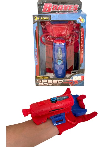 Örümcek Adam Eldiven Su Ağ Atan Tabanca Spider Man Su Tabancası