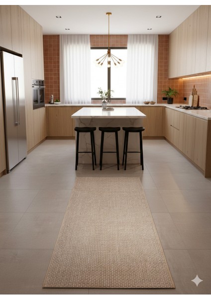 Fendy Kaymaz Taban Antre Hol Mutfak Balkon Bahçe ve Diğer Yaşam Alanları Için Jüt Sisal Halı fiyatları