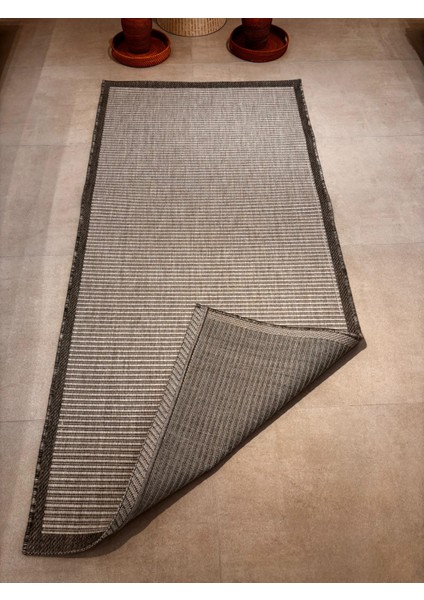 Fendy Kaymaz Taban Antre Hol Mutfak Balkon Bahçe ve Diğer Yaşam Alanları Için Jüt Sisal Halı