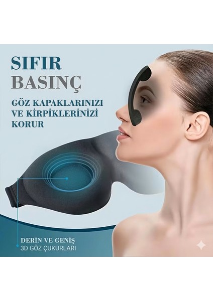 3D Tasarımlı Işık Engelleyici Uyku Bandı fiyatları