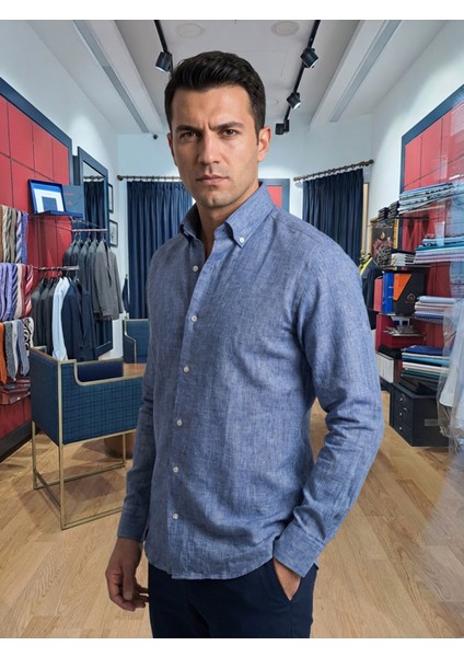 Erkek %100 Pamuk Gömlek