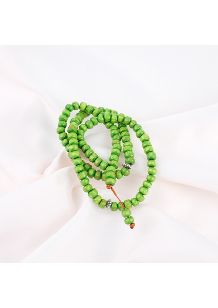 Ağaç Yeşil Habbe 99LUK Tekerlek Kesim 6.5X5MM Namaz Tesbihi fırsatları