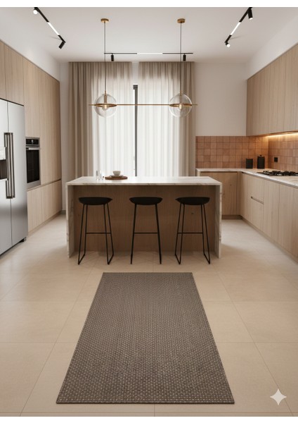 Fendy Kaymaz Taban Antre Hol Mutfak Balkon Bahçe ve Diğer Yaşam Alanları Için Jüt Sisal Halı modelleri