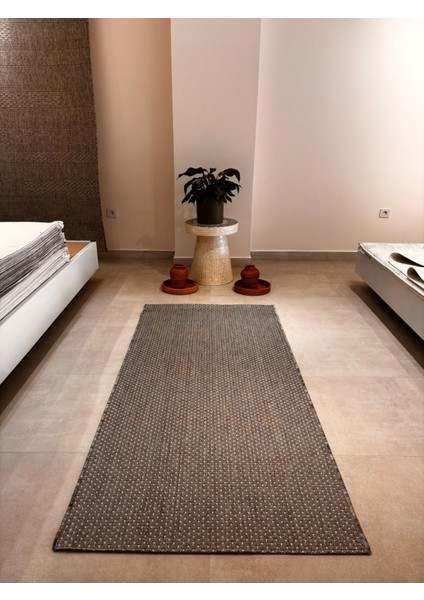 Fendy Kaymaz Taban Antre Hol Mutfak Balkon Bahçe ve Diğer Yaşam Alanları Için Jüt Sisal Halı