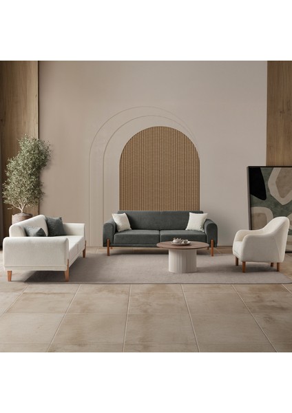 Mocha Plus Sırt Mekanizmalı Koltuk Takımı 3+3+1 Antrasit fiyatları