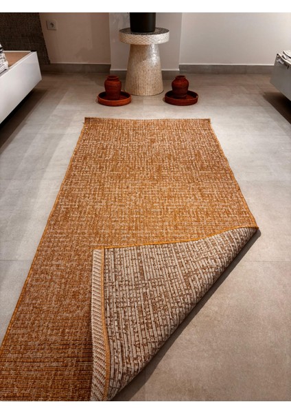 Fendy Kaymaz Taban Antre Hol Mutfak Balkon Bahçe ve Diğer Yaşam Alanları Için Jüt Sisal Halı