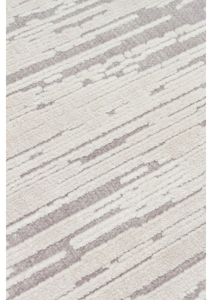 Sierrra SR01 Grey Yumuşak Dokulu Viskon Ile Üretilen Sık Dokuma Modern Şık Makine Halısı