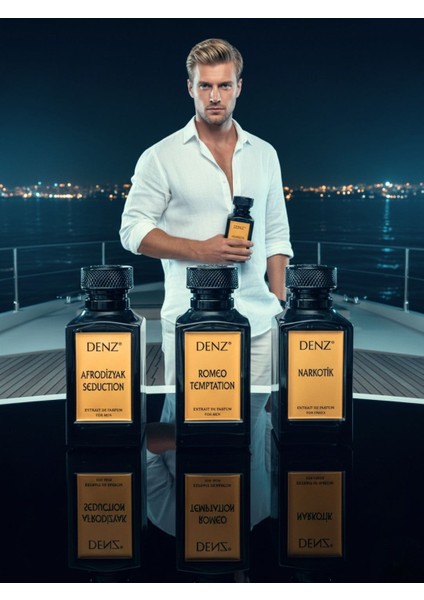 Denz Erkek 3'lü Playboy Seti %40 Esans Oranı Extrait De Parfüm fiyatları