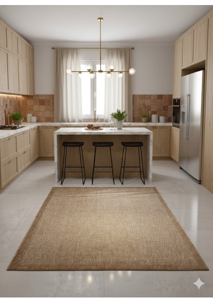 Fendy Kaymaz Taban Antre Hol Mutfak Balkon Bahçe ve Diğer Yaşam Alanları Için Jüt Sisal Halı fiyatları