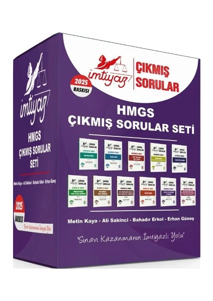 Imtiyaz Yayıncılık 2025 Hmgs Çıkmış Sorular Soru Bankası Seti Çözümlü – Metin Kaya