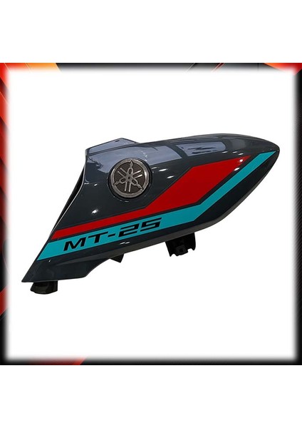 Yamaha MT25 2021 Sol Depo Önü Yanı Grenajı Kapağı Ramair Paneli Nardo Gri-Mavi