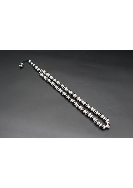 Siyah İnci Oltutaşı 8'li Yarma Oltu Taşı Tesbih SK000161