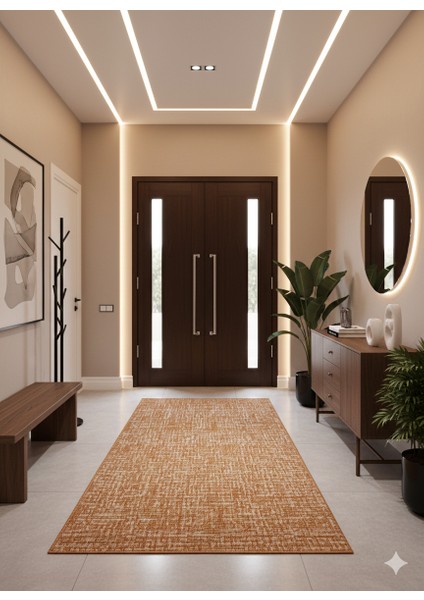 Fendy Kaymaz Taban Antre Hol Mutfak Balkon Bahçe ve Diğer Yaşam Alanları Için Jüt Sisal Halı modelleri