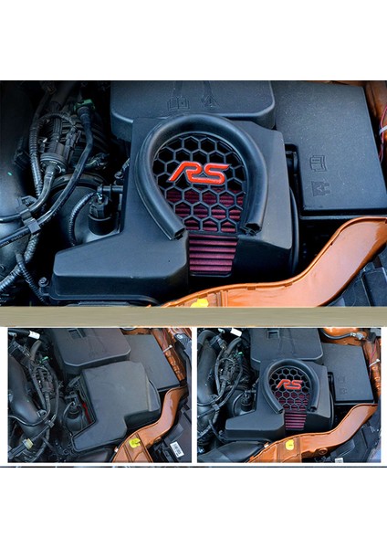 Ford Focus R-S Kuga 2012-2018 Hava Alım Koruyucusu Kırmızı (Yurt Dışından) modelleri