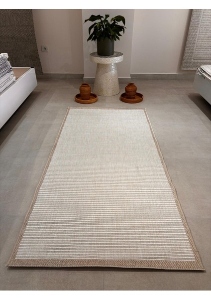 Fendy Kaymaz Taban Antre Hol Mutfak Balkon Bahçe ve Diğer Yaşam Alanları Için Jüt Sisal Halı indirimleri