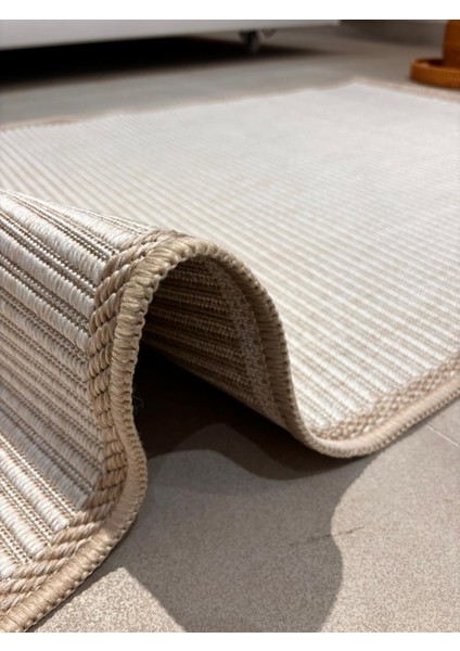 Fendy Kaymaz Taban Antre Hol Mutfak Balkon Bahçe ve Diğer Yaşam Alanları Için Jüt Sisal Halı