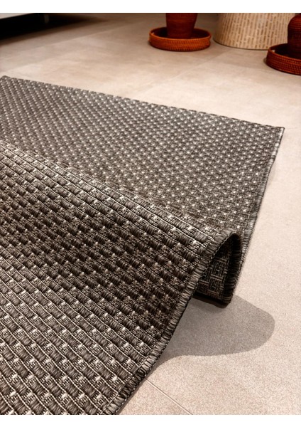 Fendy Kaymaz Taban Antre Hol Mutfak Balkon Bahçe ve Diğer Yaşam Alanları Için Jüt Sisal Halı