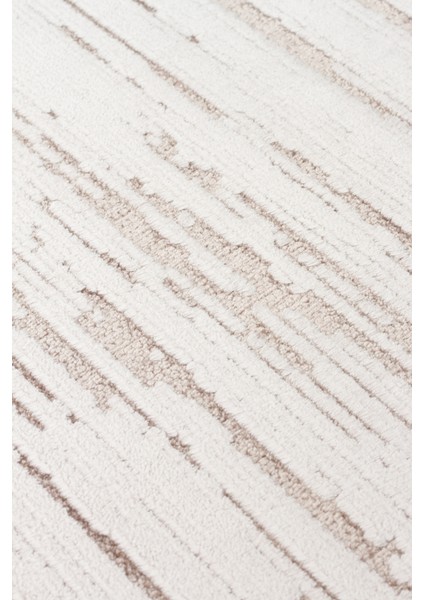 Sierrra SR01 Stone Açık Gri Yumuşak Dokulu Viskon Ile Üretilen Sık Dokuma Modern Şık Makine Halısı